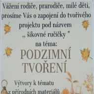 Šikovné ručičky - podzimní tvoření