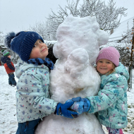 První sníh v 1., 2. a 3. třídě