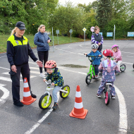 Městská policie na dopravním hřišti
