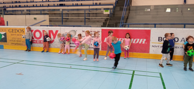 Fotogalerie Veselé sportovky pro děti ze školky 3 - 1. a 2. třída, foto č. 5