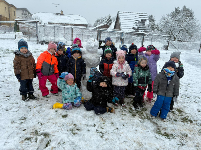 Fotogalerie Náš první sněhulák - 1. třída, foto č. 5
